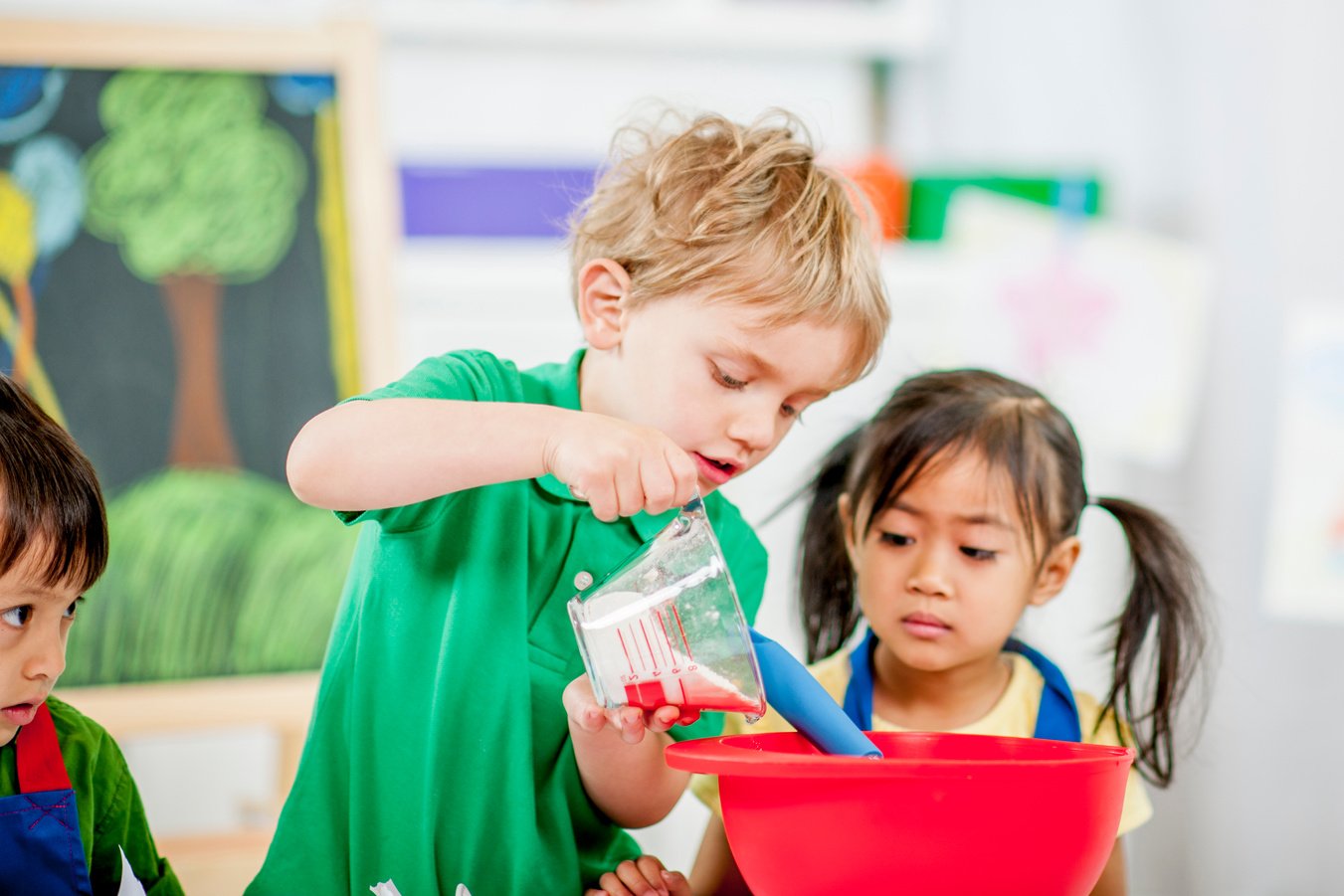 Children Learning a New Skill